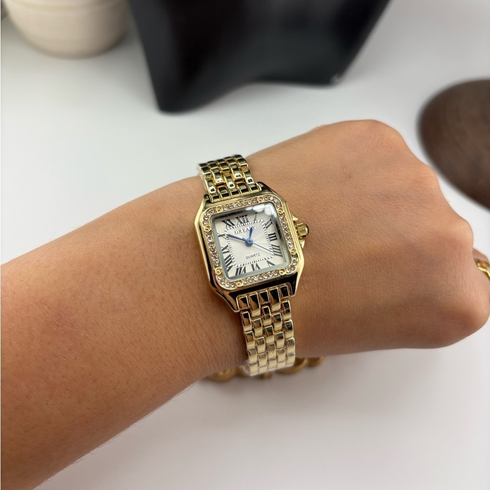 Panthère Gold Plated  Stainless Steel Watch - Picture 8 of 13